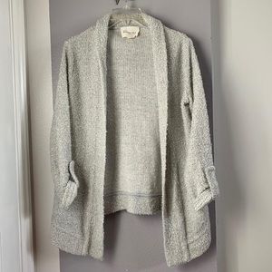 Vince Camuto Long Light Grey Cardigan